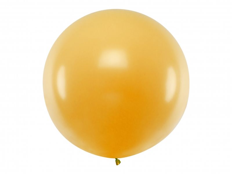 Jumbo ballong 100 cm - Gull metallic