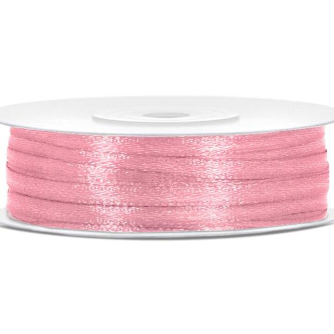 Hovedbilde Satengbånd Lys Rosa 3 mm x 50 m