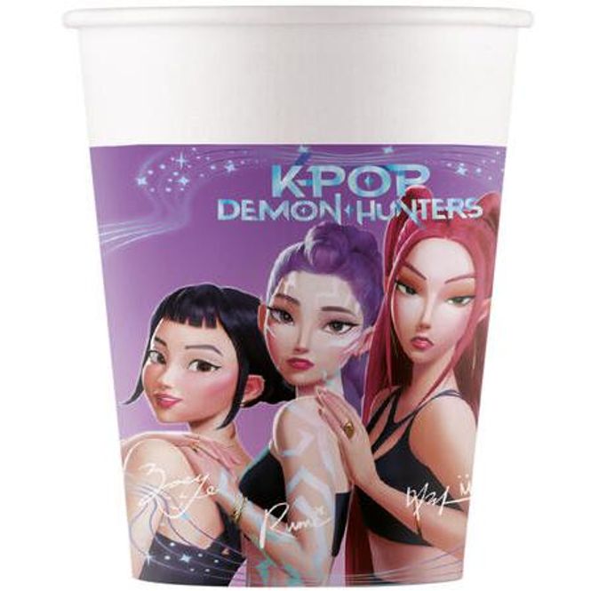 Hovedbilde Kopper KPop Demon Hunters, 200 ml (8 stk)