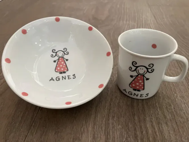 Hovedbilde Barneservise - 2 deler Rosa Jente