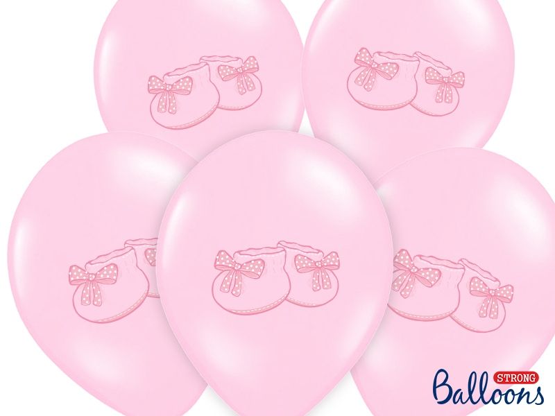 Ballonger Rosa Babysokk