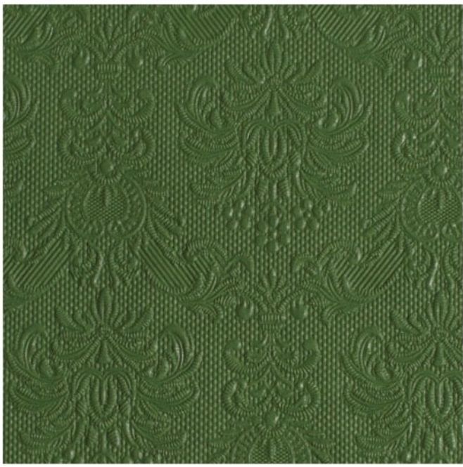 Hovedbilde Servietter Elegance Mørke Grønn - kaffe