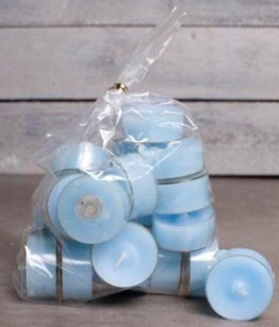 Hovedbilde Telys Lyseblå