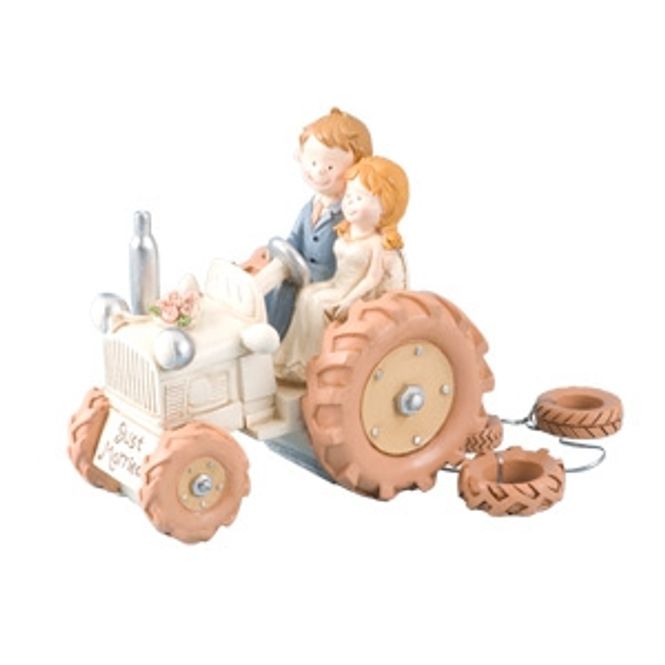 Hovedbilde Traktor Krem Stor Kaketopp 1 stk