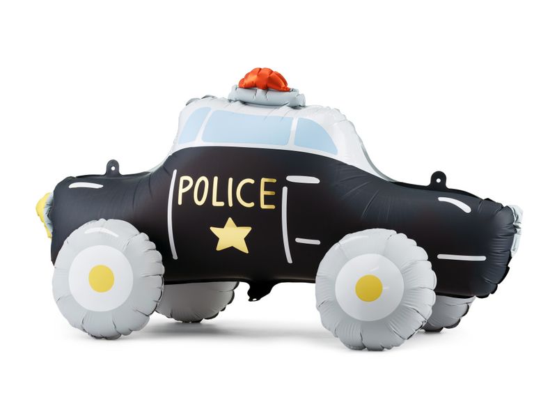 Stående folieballong Politibil 90 x 41 cm