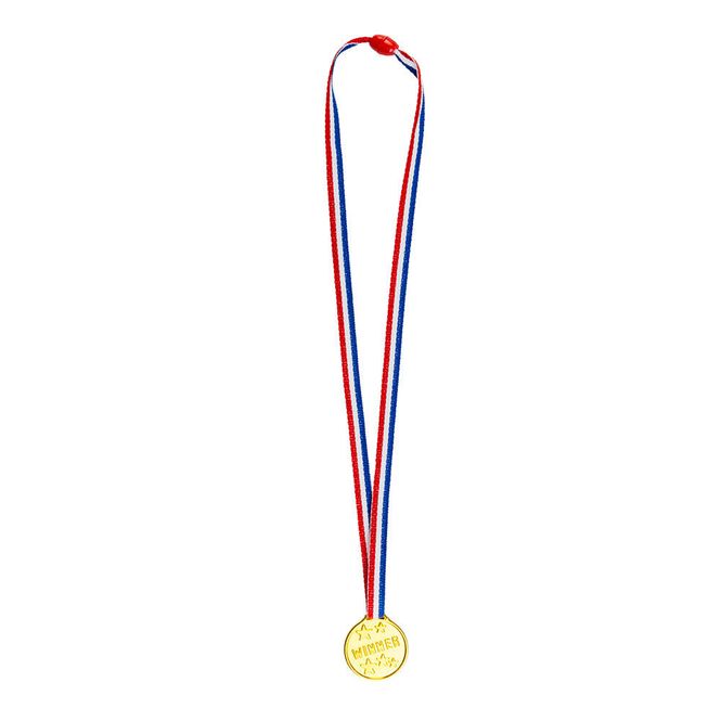 Hovedbilde Gullmedaljer Winner 3,5 cm  4 stk