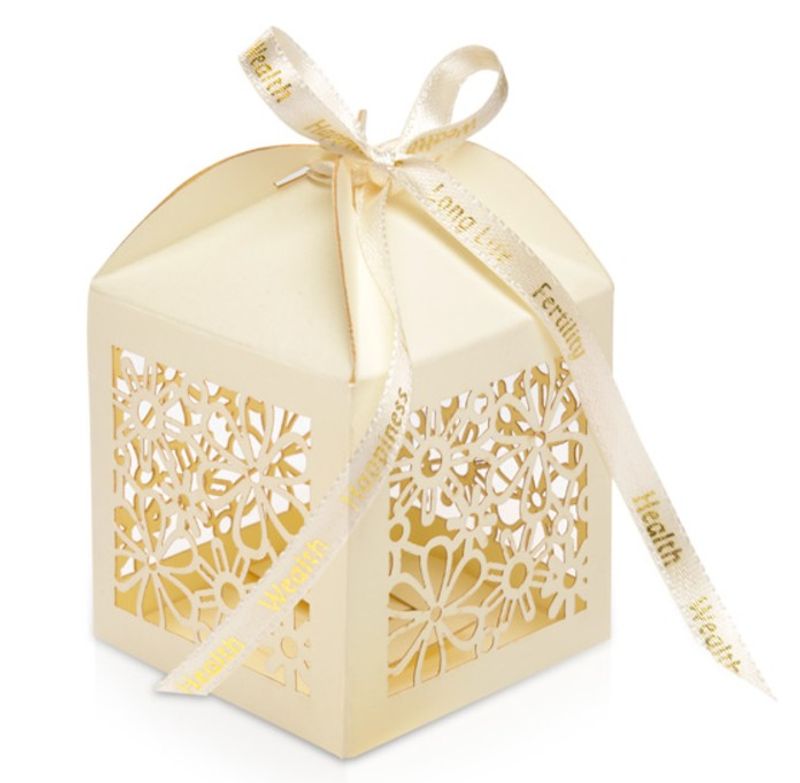 Blomster Krem Gaveeske - 10 stk