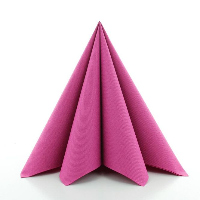Hovedbilde Servietter Luksus Textile Touch - Fuchsia 20 stk