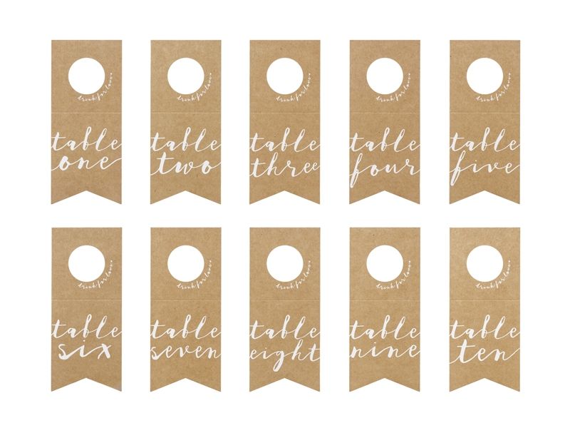 Bordnummerskilt Til Flaske