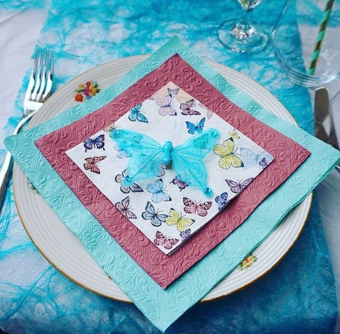 Hovedbilde Servietter Elegance Pale Rose  kaffe