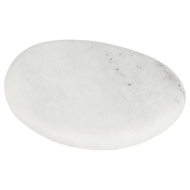 Hovedbilde Glassbrikke i hvit marmor  12,5 x 9,5 cm