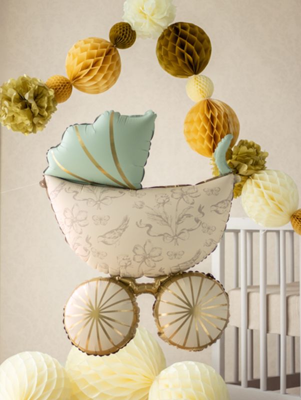 Folieballong Barnevogn 67 x 96 cm