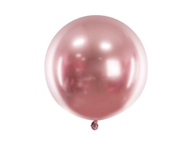 Hovedbilde Glossy Ballong Rosegull 60 cm