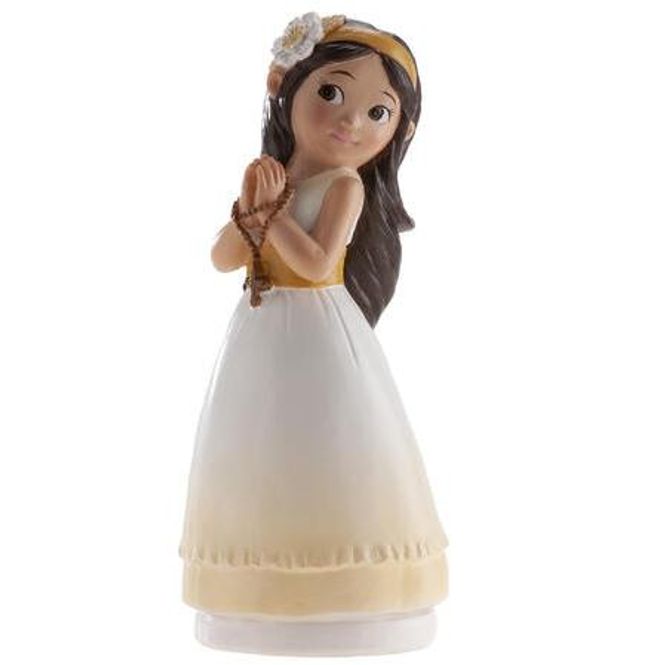 Hovedbilde Kakefigur Konfirmasjon jente, animert stil, 16 cm