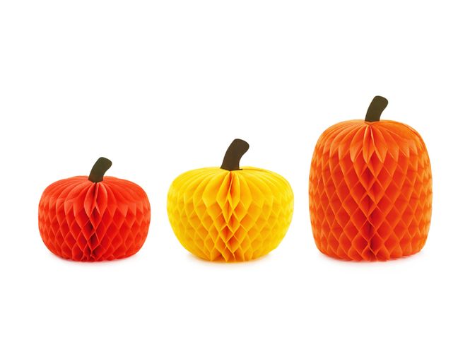Hovedbilde Honeycomb gresskar, 18-30 cm, fargemix
