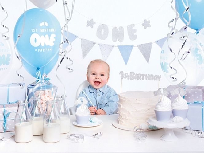 Hovedbilde Festpakke 1-årsdag Blå og Sølv