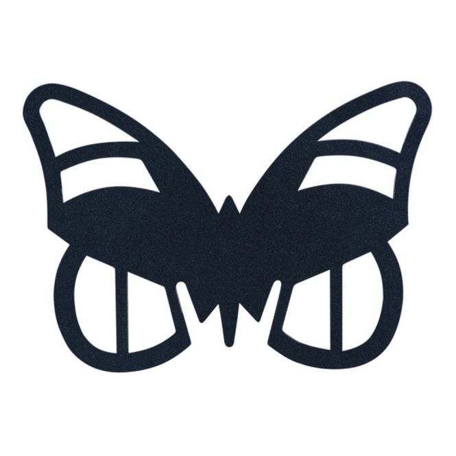 Hovedbilde Sommerfugl Sort Bordkort 10 stk