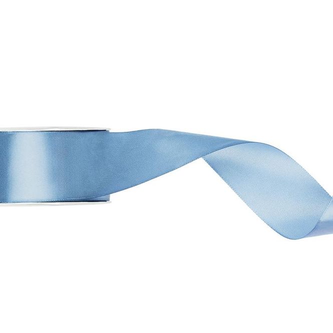 Hovedbilde Satengbånd Misty Blue 25 mm x 25 m