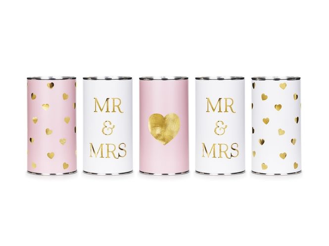 Hovedbilde Bilpynt Bilbokser Mr&Mrs 5 stk