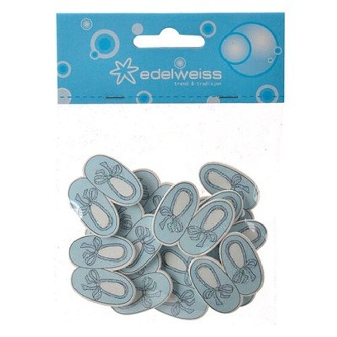 Hovedbilde Babysko Blå Klistremerke 12 stk.