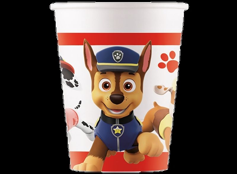 Paw Patrol Ready For Action - Pappkopper 8 stk