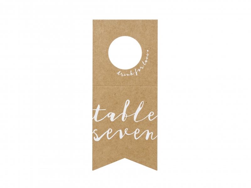 Bordnummerskilt Til Flaske