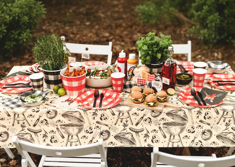 BBQ-servietter 33x33 cm  20 stk