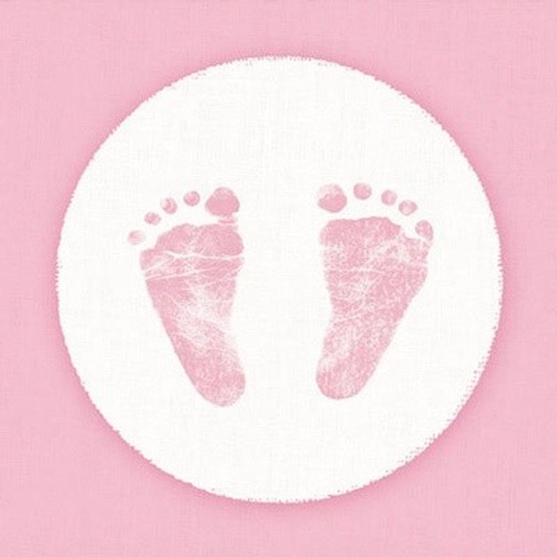 Baby Føtter Rosa Kaffe