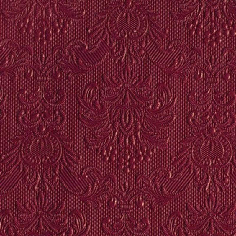 Elegance Bordeaux Rød Kaffe Servietter