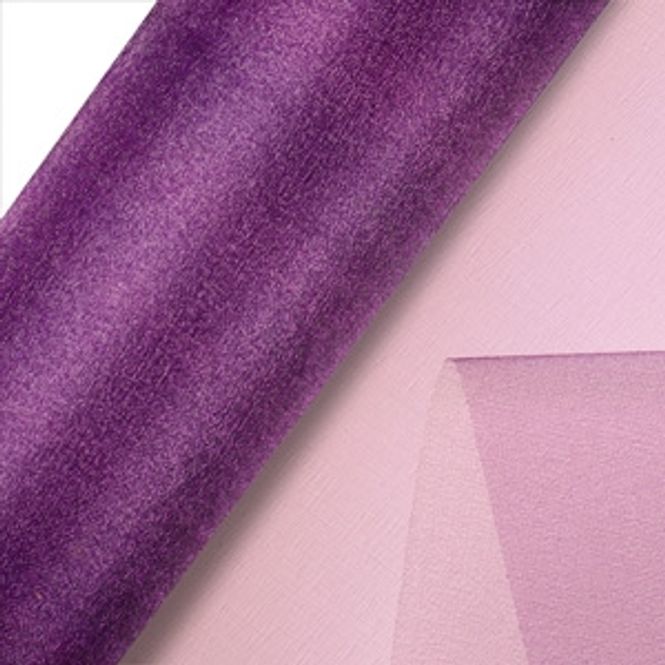 Hovedbilde Organza Plomme 25m Snow Sheer