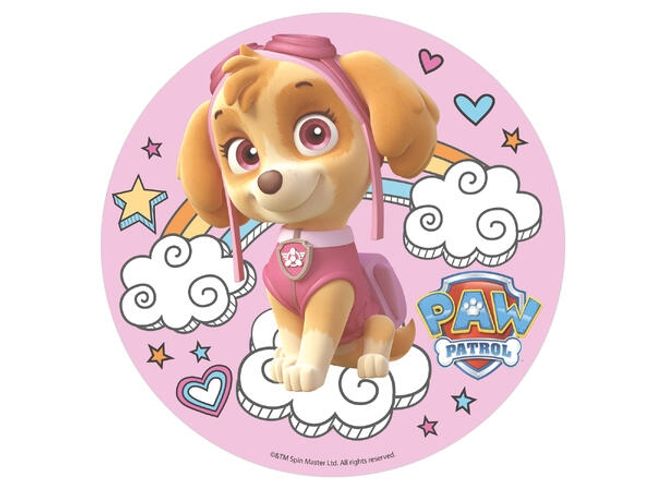 Hovedbilde Paw Patrol Skye. Spiselig kakeskilt 20 cm