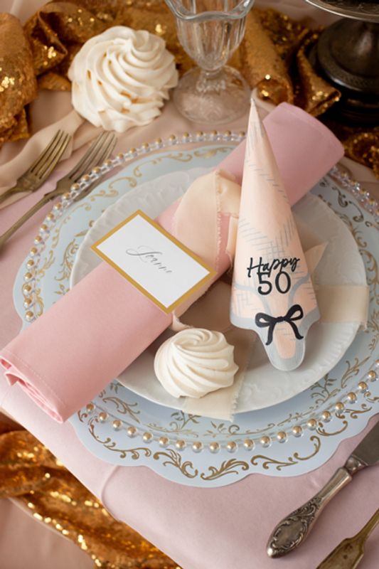 Servietter Lunsj - «Happy 50»