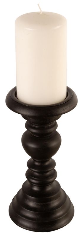 Lysestake i tre sort – klassisk design (20 cm / 27 cm)