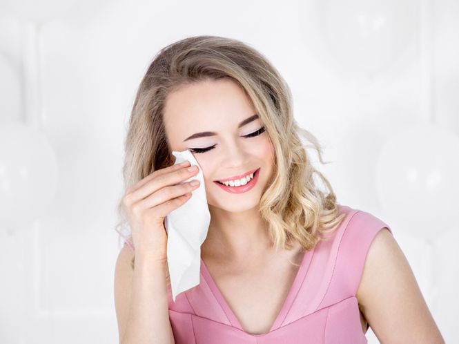 Hovedbilde Lommetørkle - Happy tears, silver, 10 pk