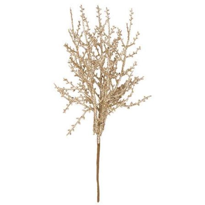 Hovedbilde Dekorkvist champagne glitter  30 cm