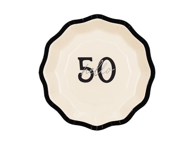 Hovedbilde Papptallerkener «Hello 50»