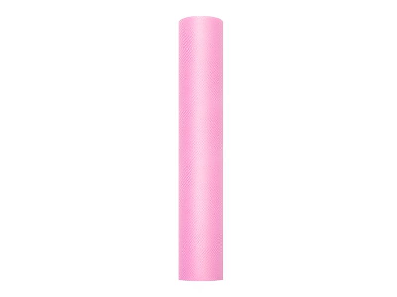 Tyll lys rosa 0,3 x 9m
